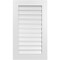 Ekena Millwork Vertical Surface Mount PVC Gable Vent: Functional, w/ 3-1/2"W x 1"P Standard Frame, 22"W x 38"H GVPVE22X3801SF - alternate 1